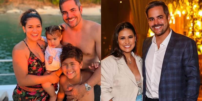 Simone, Kaká Diniz e seus filhos - Reprodução Instagram Simone, Kaká Diniz e seus filhos - Reprodução Instagram