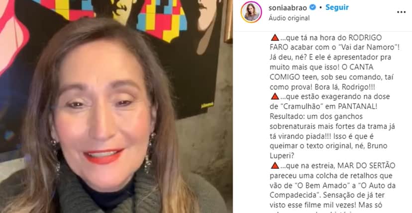 Sonia Abrão opina sobre capacidade de Rodrigo Faro como apresentador Sonia Abrão opina sobre capacidade de Rodrigo Faro como apresentador