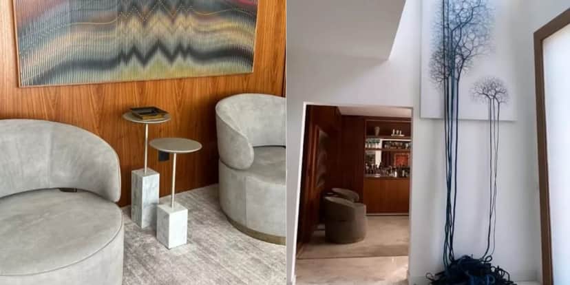 Decorações da mansão (Reprodução: Montagem TV Foco) Decorações da mansão (Reprodução: Montagem TV Foco)