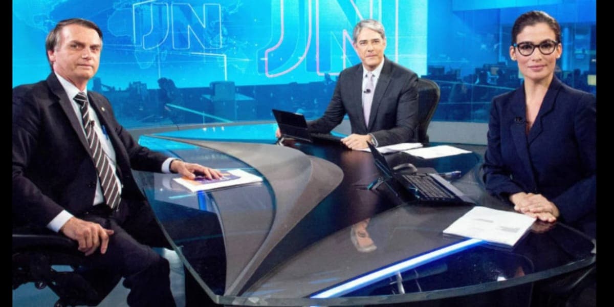 Bolsonaro no 'Jornal Nacional' (Reprodução: Globo) Bolsonaro no 'Jornal Nacional' (Reprodução: Globo)