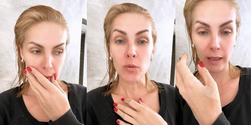 Ana Hickamnn conta do susto que passou após o banho (Reprodução: Instagram) Ana Hickamnn conta do susto que passou após o banho (Reprodução: Instagram)