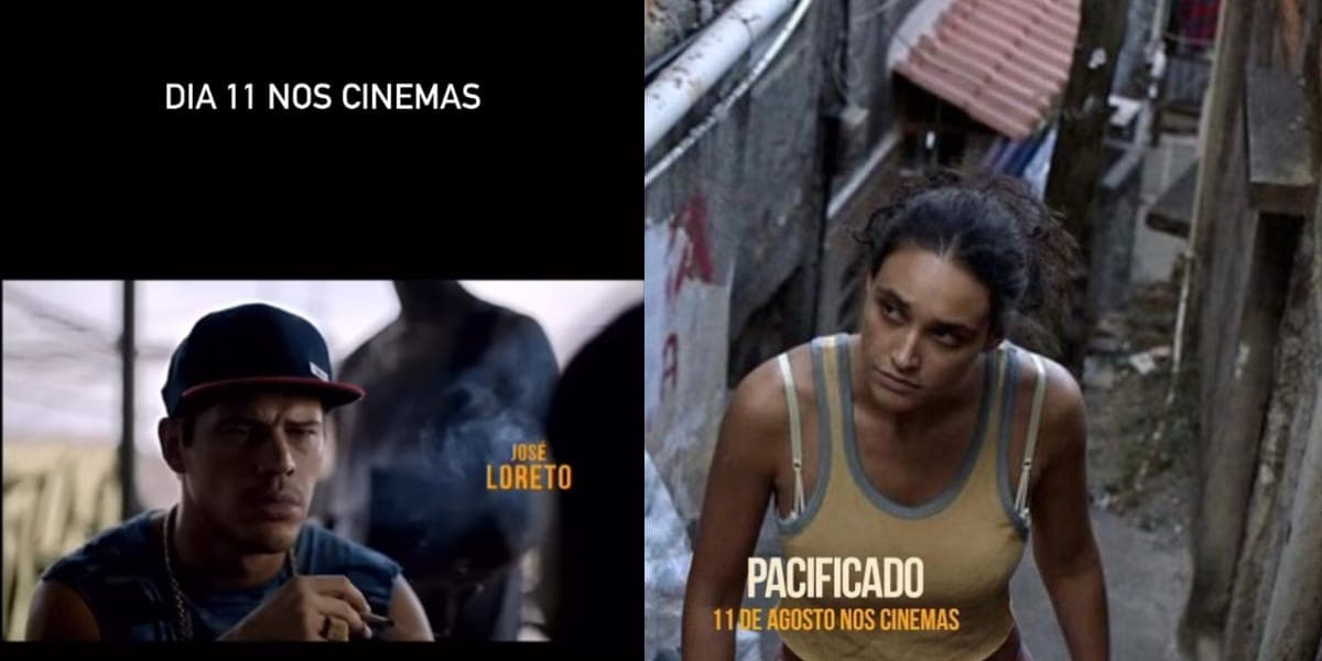 Débora Nascimento e José Loreto divulgam data de lançamento do filme 'Pacificado' (Reprodução: Montagem TV Foco) Débora Nascimento e José Loreto divulgam data de lançamento do filme 'Pacificado' (Reprodução: Montagem TV Foco)