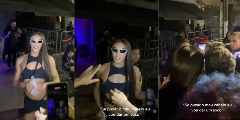 Vídeo em que Pabllo Vittar avisa para não puxarem seu cabelo (Reprodução: Montagem TV Foco) Vídeo em que Pabllo Vittar avisa para não puxarem seu cabelo (Reprodução: Montagem TV Foco)