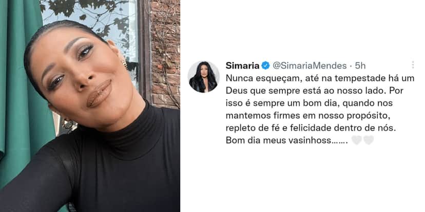 Simaria faz desabafo nas redes sociais (Foto: Twitter) Simaria faz desabafo nas redes sociais (Foto: Twitter)