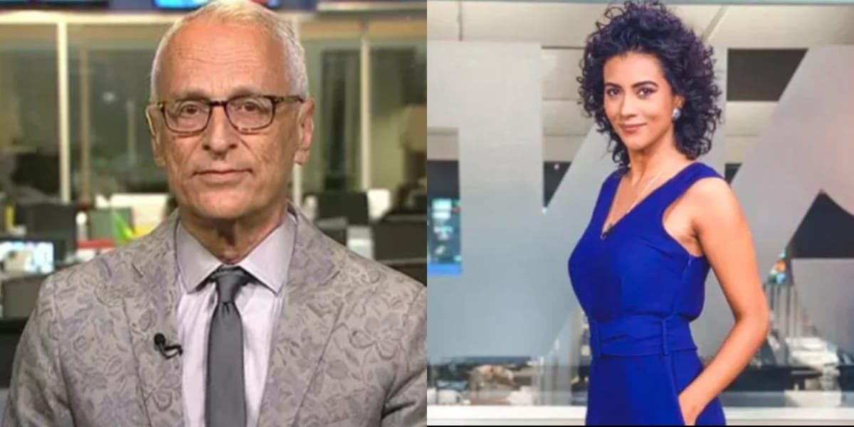Jorge Pontual fala frase preconceituosa, e não foi corrigido por Aline Midlej (Reprodução: Montagem TV Foco) Jorge Pontual fala frase preconceituosa, e não foi corrigido por Aline Midlej (Reprodução: Montagem TV Foco)