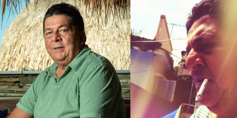 Stepan Nercessian viciado em cigarro desde os 11 anos (Reprodução: Montagem TV Foco) Stepan Nercessian viciado em cigarro desde os 11 anos (Reprodução: Montagem TV Foco)