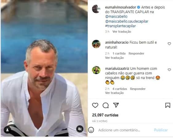 Malvino Salvador participa de trend (Foto: Reprodução/Instagram) Malvino Salvador participa de trend (Foto: Reprodução/Instagram)