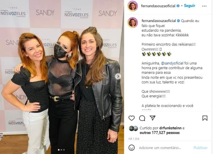 Fernanda Souza surge nas redes sociais ao lado da namorada (Foto: Reprodução/Instagram) Fernanda Souza surge nas redes sociais ao lado da namorada (Foto: Reprodução/Instagram)
