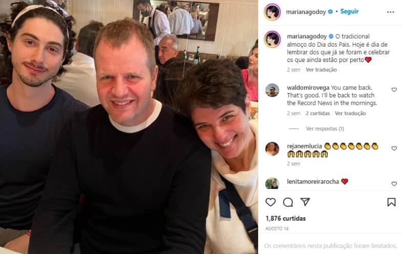 Mariana Godoy com seus grandes amores: filho e o marido Mariana Godoy com seus grandes amores: filho e o marido
