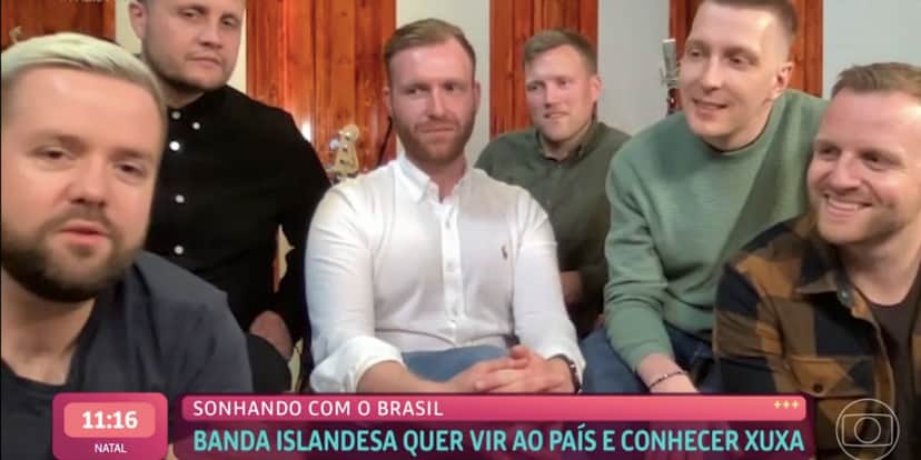 Ana Maria conversa com banda que viralizou por conta de música da Xuxa (Reprodução) Ana Maria conversa com banda que viralizou por conta de música da Xuxa (Reprodução)