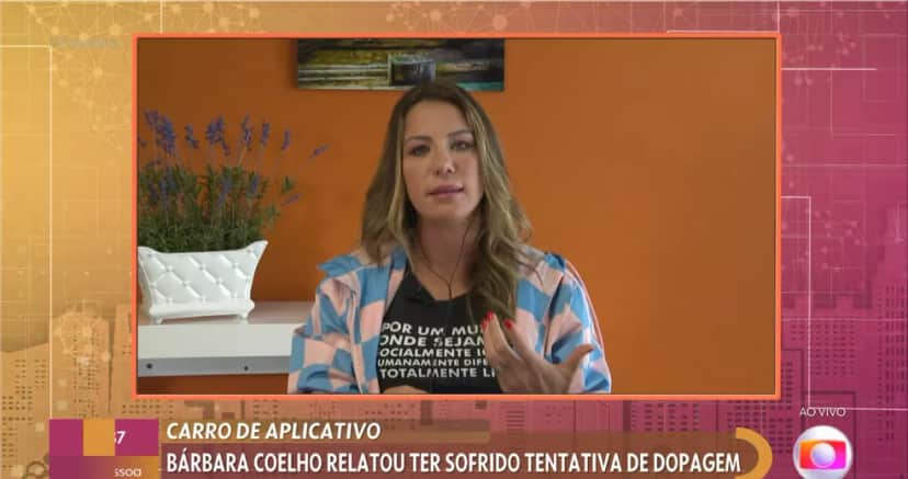 Apresentadora da Globo fala de golpe em carro (Foto: Reprodução) Apresentadora da Globo fala de golpe em carro (Foto: Reprodução)