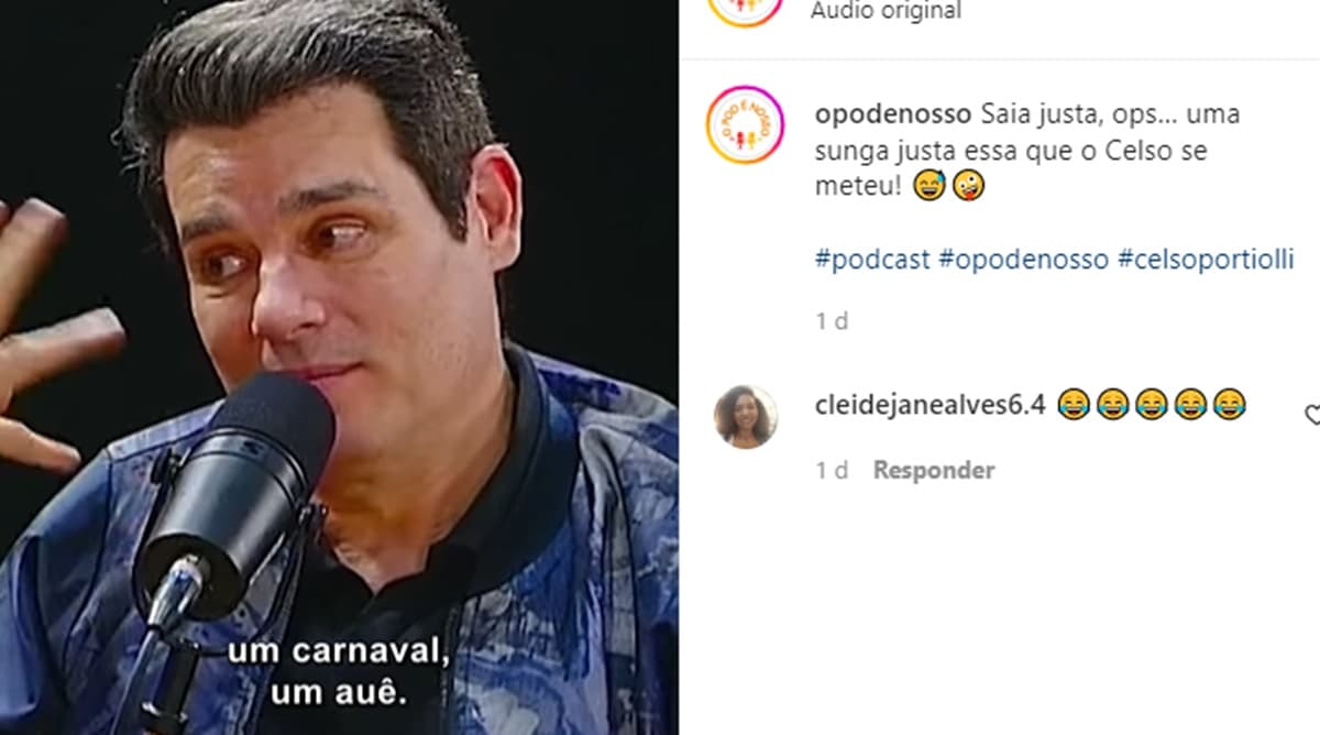 Celso Portiolli participa do "O Pod é Nosso" de Carlos Alberto Celso Portiolli participa do "O Pod é Nosso" de Carlos Alberto