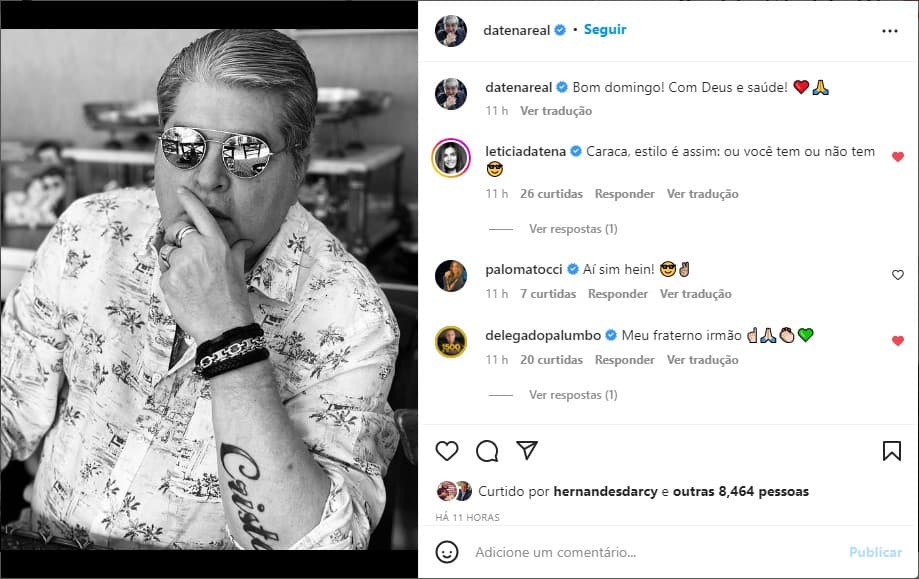 Datena surge como ninguém podia imaginar e leva público ao delírio - Foto: Reprodução Datena surge como ninguém podia imaginar e leva público ao delírio - Foto: Reprodução