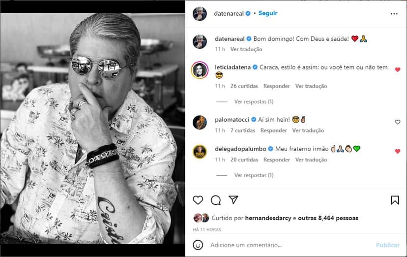 Datena surge como ninguém podia imaginar e leva público ao delírio - Foto: Reprodução Datena surge como ninguém podia imaginar e leva público ao delírio - Foto: Reprodução