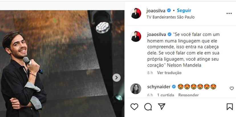 João Guilherme Silva, o filho de Faustão, divulga mensagem reflexiva sobre homens João Guilherme Silva, o filho de Faustão, divulga mensagem reflexiva sobre homens