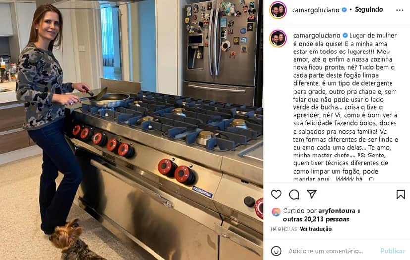 Luciano Camargo se declarou para Flávia Fonseca, sua esposa (Foto: Reprodução/ Instagram) Luciano Camargo se declarou para Flávia Fonseca, sua esposa (Foto: Reprodução/ Instagram)