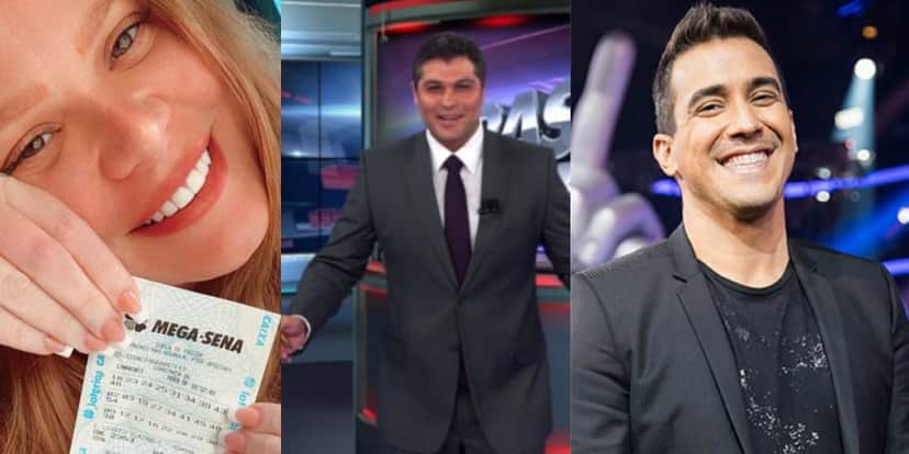 Paulinha, Joel Datena e André Marques (Reprodução: Montagem TV Foco) Paulinha, Joel Datena e André Marques (Reprodução: Montagem TV Foco)