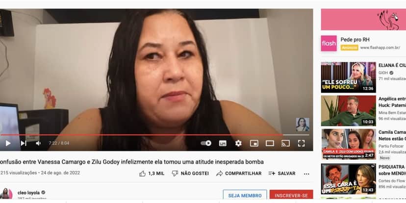 De acordo com Cleo Loyola, Wanessa não visitou Zilu por conta de briga (Reprodução) De acordo com Cleo Loyola, Wanessa não visitou Zilu por conta de briga (Reprodução)