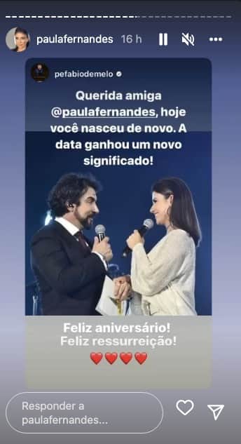 Padre Fábio De Melo manda mensagem para Paula Fernandes após acidente (Reprodução) Padre Fábio De Melo manda mensagem para Paula Fernandes após acidente (Reprodução)