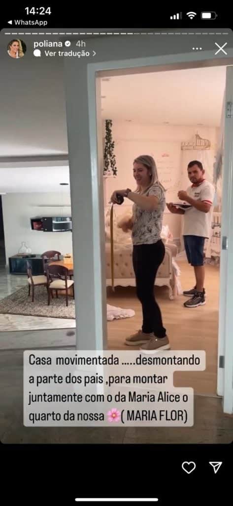 Poliana Rocha arranca Virgínia Fonseca e Zé Felipe de quarto (Reprodução) Poliana Rocha arranca Virgínia Fonseca e Zé Felipe de quarto (Reprodução)