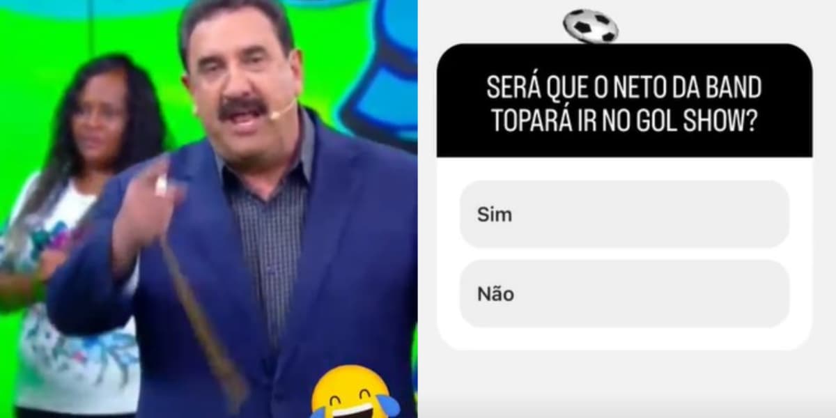 Ratinho convoca e desafia Neto no SBT - Foto: Reprodução Ratinho convoca e desafia Neto no SBT - Foto: Reprodução