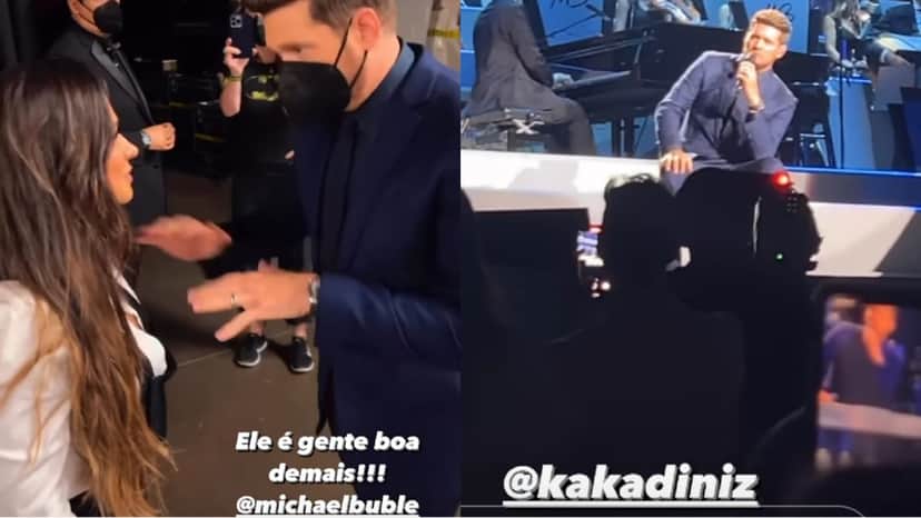 Simone tem conversa íntima com Michael Bublé e marca o marido em recado Simone tem conversa íntima com Michael Bublé e marca o marido em recado