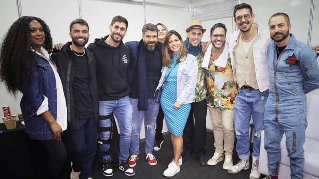Thales Bretas posou com famosos e Silva, seu suposto affair (Foto: Reprodução) Thales Bretas posou com famosos e Silva, seu suposto affair (Foto: Reprodução)