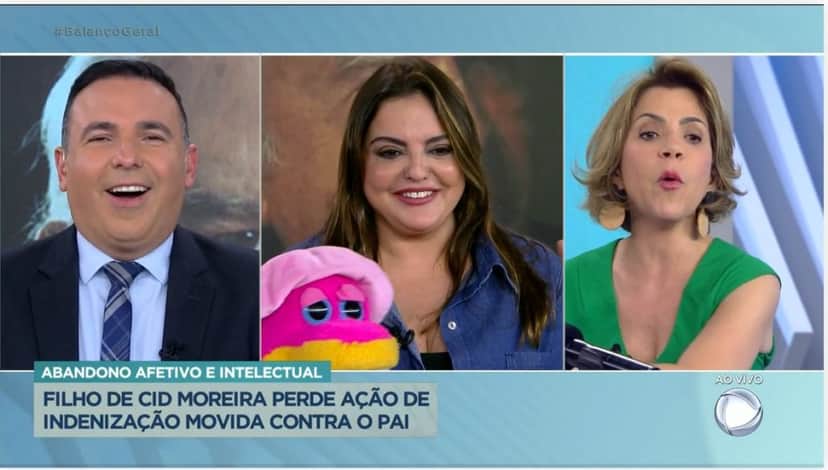 Gottino, Fabiola e Keila apresentaram a Hora da Venenosa juntos- Foto: Reprodução/Record Gottino, Fabiola e Keila apresentaram a Hora da Venenosa juntos- Foto: Reprodução/Record