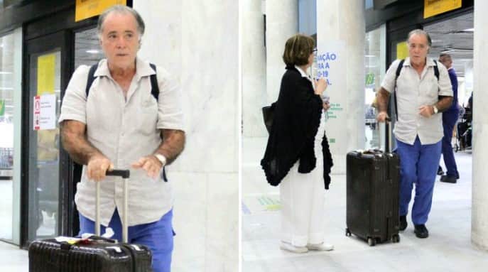Tony Ramos surge em cliques ao lado da esposa em momento raro - Foto: - AgNews Tony Ramos surge em cliques ao lado da esposa em momento raro - Foto: - AgNews