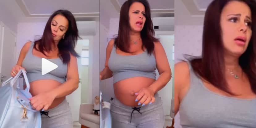 Viviane Araújo exibe barrigão e se pergunta se está pronta para a maternidade Viviane Araújo exibe barrigão e se pergunta se está pronta para a maternidade