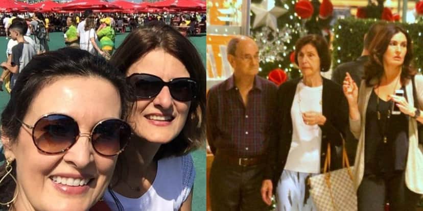 Web aponta semelhança entre Fátima Bernardes e a irmã: 'Gêmeas' Web aponta semelhança entre Fátima Bernardes e a irmã: 'Gêmeas'