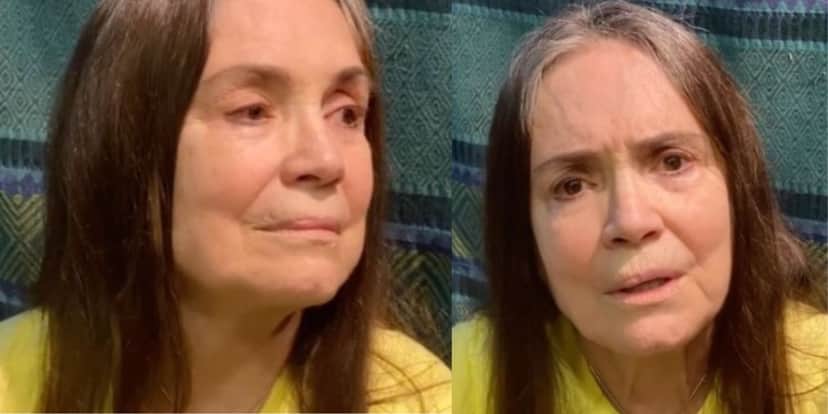 Abatida, Regina Duarte surge com aparência bastante diferente e cita texto polêmico - Foto: Reprodução Abatida, Regina Duarte surge com aparência bastante diferente e cita texto polêmico - Foto: Reprodução