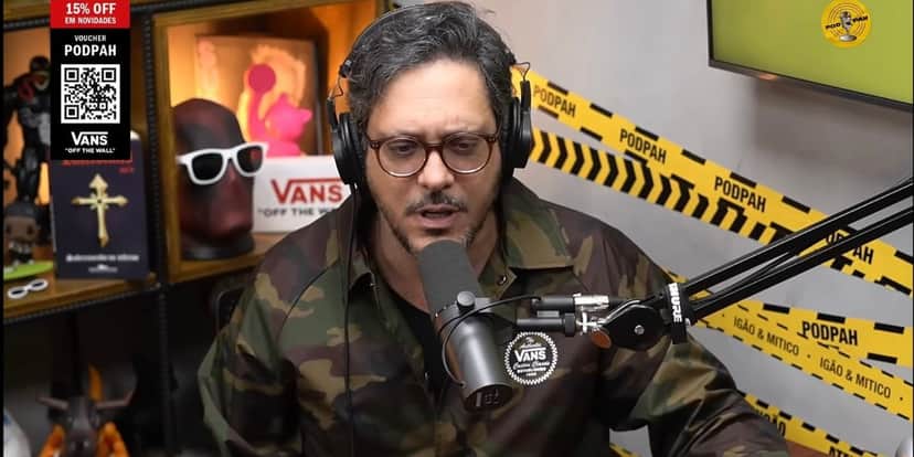 Lúcio Mauro Filho no podcast Podpah Lúcio Mauro Filho no podcast Podpah
