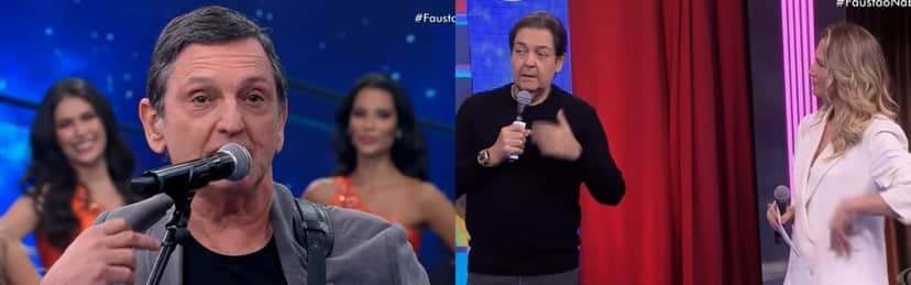 O cantor Paulo Miklos deixou Anne Lottermann emocinada e Faustão assumiu o programa para que a colega pudesse se recuperar O cantor Paulo Miklos deixou Anne Lottermann emocinada e Faustão assumiu o programa para que a colega pudesse se recuperar
