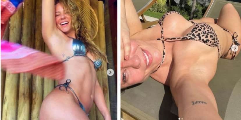 Paolla Oliveira exibe boa forma de biquíni Paolla Oliveira exibe boa forma de biquíni