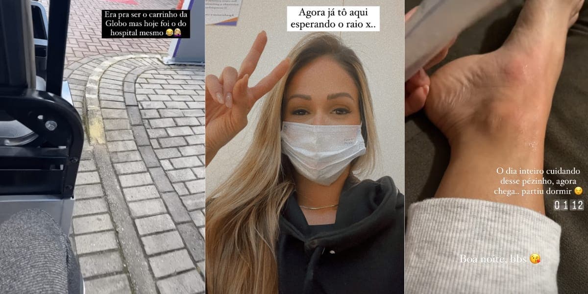 Carla Bruno sofre lesão no pé e terá que passar por cirurgia (Reprodução: Instagram) Carla Bruno sofre lesão no pé e terá que passar por cirurgia (Reprodução: Instagram)