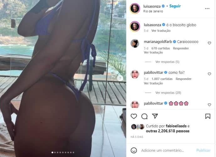 Luísa Sonza ostenta corpão (Foto: Reprodução/Instagram) Luísa Sonza ostenta corpão (Foto: Reprodução/Instagram)