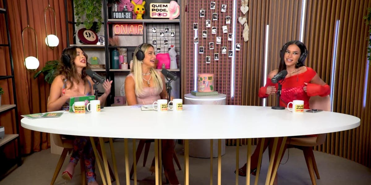 Bruna Marquezine foi a convidada do 'Quem Pode, Pod' (Reprodução: Youtube) Bruna Marquezine foi a convidada do 'Quem Pode, Pod' (Reprodução: Youtube)