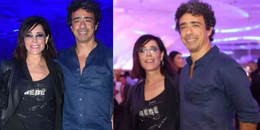 Christiane Torloni e Randal Juliano aparecem juntos no Rock in Rio (Reprodução: Montagem TV Foco) Christiane Torloni e Randal Juliano aparecem juntos no Rock in Rio (Reprodução: Montagem TV Foco)