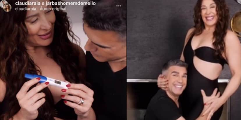 Claudia Raia e Jarbas Homem de Mello estão grávidos (Reprodução: Instagram) Claudia Raia e Jarbas Homem de Mello estão grávidos (Reprodução: Instagram)