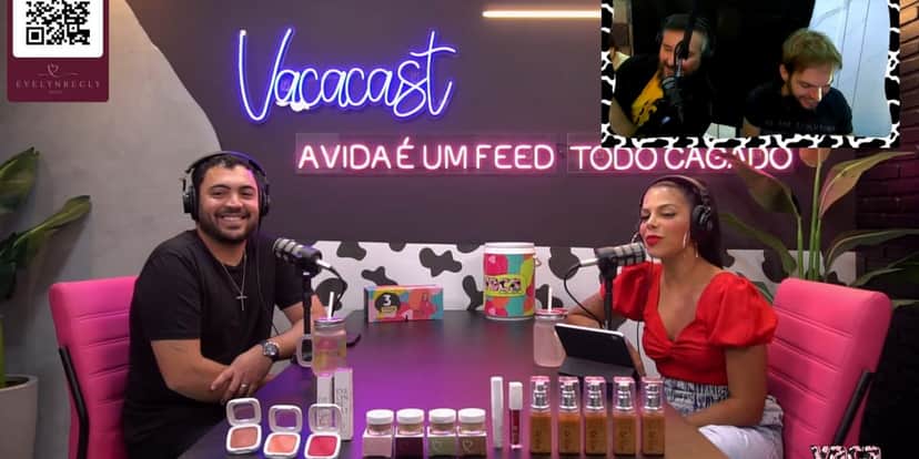 Tuka Carvalho participou do 'Vaca Cast' e falou sobre a carreira (Reprodução: Youtube) Tuka Carvalho participou do 'Vaca Cast' e falou sobre a carreira (Reprodução: Youtube)