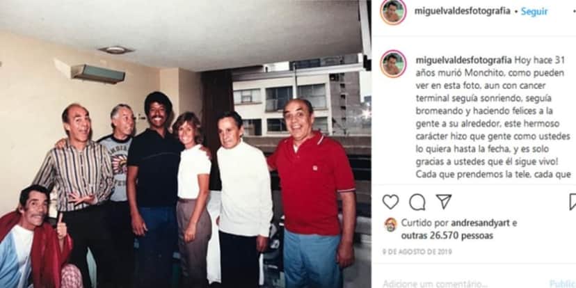 Última foto de Ramós Valdés, já no seu leito de morte (Reprodução: Instagram) Última foto de Ramós Valdés, já no seu leito de morte (Reprodução: Instagram)