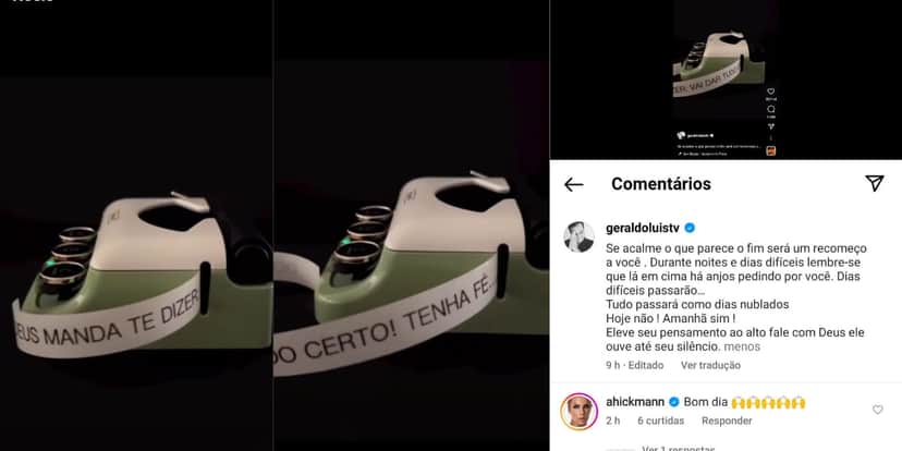 Geraldo Luís traz bela mensagem sobre a vida e a fé em Deus (Reprodução: Instagram) Geraldo Luís traz bela mensagem sobre a vida e a fé em Deus (Reprodução: Instagram)
