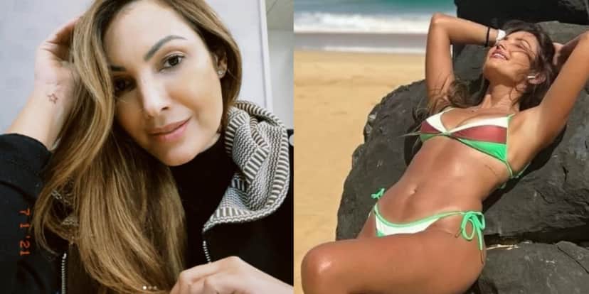 Patrícia Poeta e suas tatuagens (Foto: Reprodução/Instagram/Montagem) Patrícia Poeta e suas tatuagens (Foto: Reprodução/Instagram/Montagem)