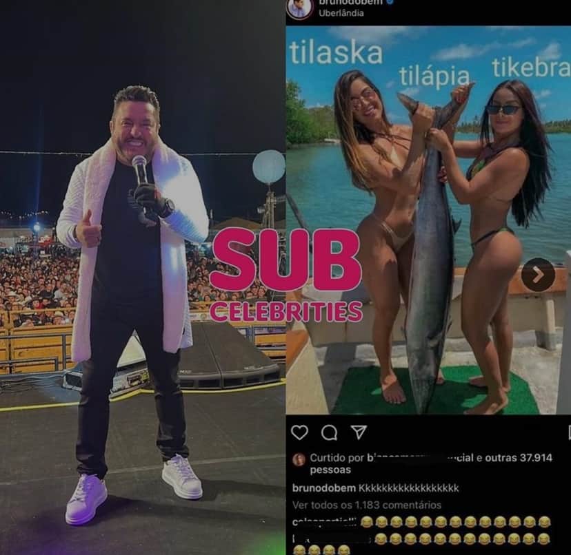 Bruno usa foto sem autorização de inflenciadira e faz piada que pega mal Bruno usa foto sem autorização de inflenciadira e faz piada que pega mal