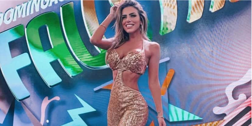Erika Schneider quando ainda era do balé de Faustão - Foto: Reprodução Erika Schneider quando ainda era do balé de Faustão - Foto: Reprodução