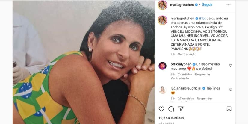 Gretchen (Reprodução) Gretchen (Reprodução)