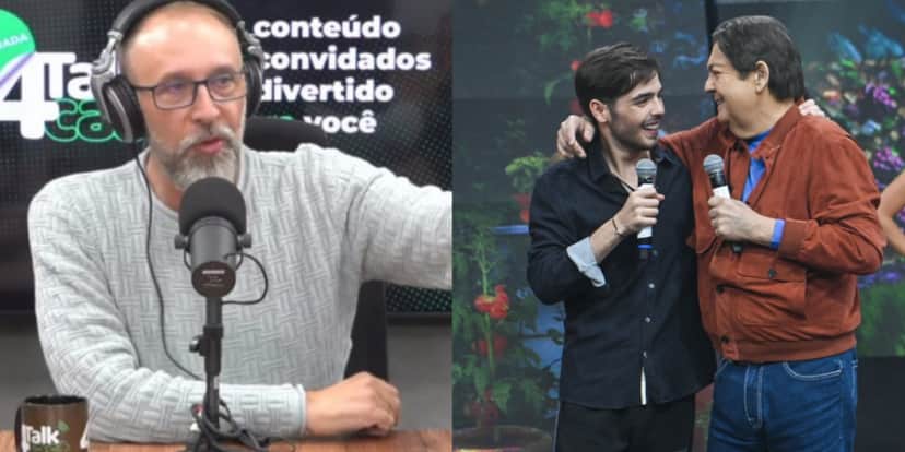José Armando Vannucci, Faustão e João Guilherme - Foto: Reprodução José Armando Vannucci, Faustão e João Guilherme - Foto: Reprodução