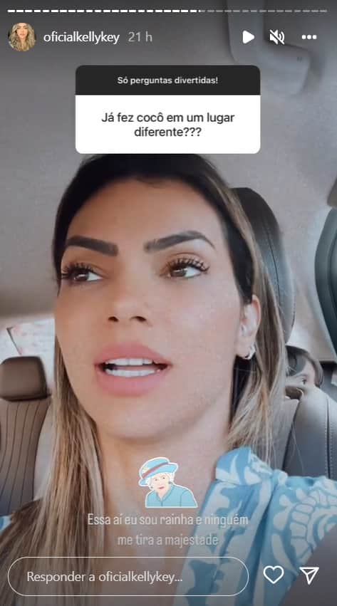 Kelly Key revela lugares inusitados que já fez cocô (Foto: Reprodução/Instagram) Kelly Key revela lugares inusitados que já fez cocô (Foto: Reprodução/Instagram)