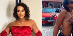 Linn da Quebrada surge de biquíni fininho e aos beijos com rapper em foto
